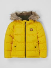 Steppjacke mit abnehmbarem Webpelzbesatz  von Garcia Gelb - 38