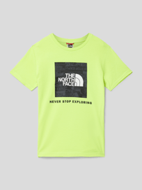 T-Shirt mit Logo-Print von The North Face Gelb - 15