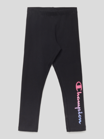 Leggings mit Label-Print von CHAMPION Grau / Schwarz - 30
