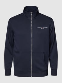 PLUS SIZE sweatjack met labelstitching van Tommy Hilfiger Big & Tall Blauw / turquoise - 2