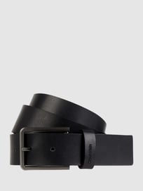 Ledergürtel aus Büffelleder von CK Calvin Klein Grau / Schwarz - 16