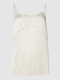Blousetop met bandjes van siersteentjes  van Liu Jo White Wit - 24