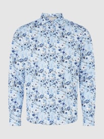 Slim Fit Business-Hemd aus Baumwolle von Fil Noir Blau / Türkis - 18