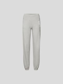 Sweathose mit Brand-Print von Les Girls Les Boys Grau / Schwarz - 12