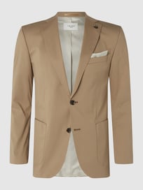 Modern Fit 2-Knopf-Sakko mit Stretch-Anteil Modell 'Sander' von Carl Gross Weiß - 28