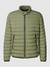 Gewatteerd jack met labeldetail van Marc O'Polo Groen - 12