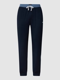 Sweatpants mit Label-Print Modell 'Balance' von BOSS Blau / Türkis - 40