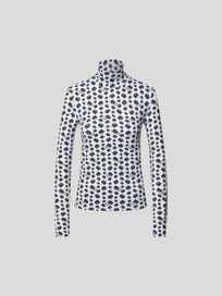Longsleeve mit Stehkragen von Nina Ricci Weiß - 24