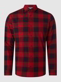 Regular fit vrijetijdsoverhemd van twill, model 'Gingham' van Jack & Jones Rood - 29