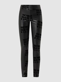 Legging in leerlook  van Frogbox Grijs / zwart - 30