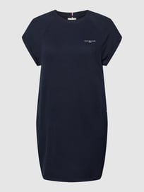 PLUS SIZE Sweatkleid mit Logo-Print von Tommy Hilfiger Curve Blau / Türkis - 1