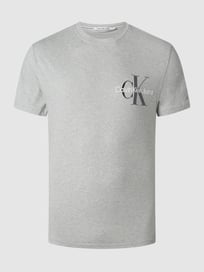 PLUS SIZE T-Shirt mit Logo von Calvin Klein Jeans Plus Grau / Schwarz - 30