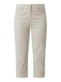 Slim fit capri-jeans met stretch, model 'Cora'  van Zerres Grijs / zwart - 23