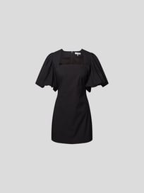 Minikleid mit Puffärmeln von Frame Grau / Schwarz - 30