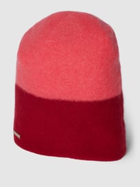 Beanie im Colour-Blocking-Design von Seeberger Rot - 4