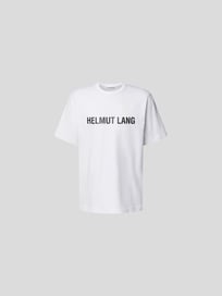 T-Shirt mit Label-Print von Helmut Lang Weiß - 30