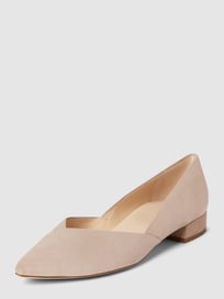 Ballerinas in unifarbenem Design Modell 'Boulevard' von Högl Braun - 1