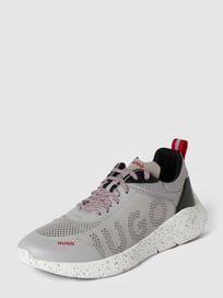 Sneakers met labeldetails, model 'Wayne' van HUGO Grijs / zwart - 14