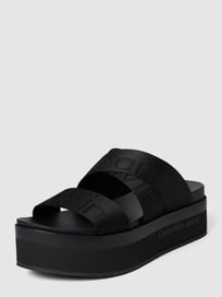 Slippers met plateauzool van Calvin Klein Jeans Grijs / zwart - 33