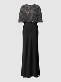 Maxi-jurk met sierapplicaties van THE KOOPLES Grijs / zwart - 13