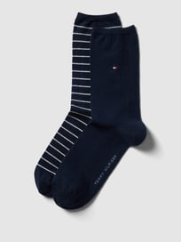 Sokken met labeldetail in een set van 2 paar van Tommy Hilfiger Blauw / turquoise - 25