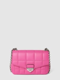 Handtas in doorgestikte look, model 'SOHO' van MICHAEL Michael Kors Roze - 9