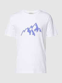 T-Shirt mit Motiv-Print Modell 'JAAMES CENTER MOUNTAIN' von Armedangels Weiß - 34