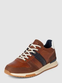 Sneaker mit Kontrast-Besatz Modell 'Runner' von BULLBOXER Braun - 4