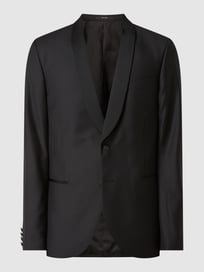 Slim fit smokingjasje van wol, model 'Jinatra' van Tiger Of Sweden Grijs / zwart - 18