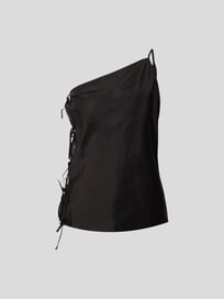 Trägertop mit Schnürung von Rick Owens Grau / Schwarz - 11