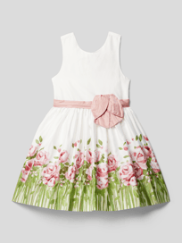 Jurk met bloemenmotief van Mayoral Roze - 25