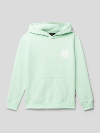 Hoodie mit Label-Print Modell 'WETSUIT' von Rip Curl Grün - 39
