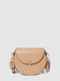 Saddle Bag mit Label-Detail Modell 'KISA' von Seidenfelt Braun - 32