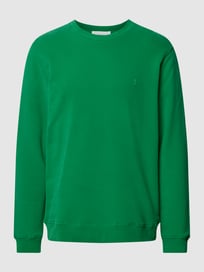 Sweatshirt mit Logo-Stitching Modell 'BAARO' von Armedangels Grün - 4