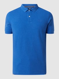 Poloshirt van piqué  van Superdry Blauw / turquoise - 37