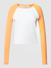 Shirt met lange raglanmouwen van REVIEW Oranje - 40