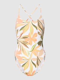 Badpak met bloemenmotief, model 'PT BEACH CLASSICS HIPSTER' van Roxy Wit - 2