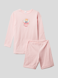 Pyjama met motiefprint van Schiesser Roze - 7