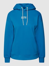 Hoodie met statementprint van Jake*s Casual Blauw / turquoise - 6