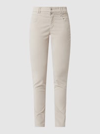 Fluwelen skinny fit broek  van Angels Grijs / zwart - 45
