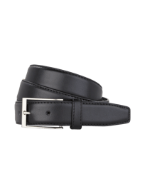 Gürtel aus Leder von Montego Grau / Schwarz - 20