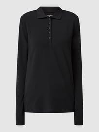 Poloshirt mit Stretch-Anteil von Montego Grau / Schwarz - 42