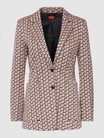 Blazer met all-over motief, model 'Amatas' van HUGO Roze - 44