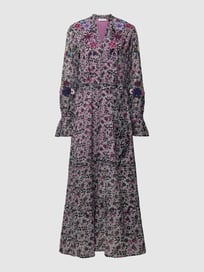 Maxi-jurk met pailletten en siersteentjes, model 'Clapton' van FABIENNE CHAPOT Roze - 15