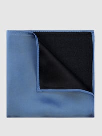 Einstecktuch aus Seide von Monti Blau / Türkis - 33