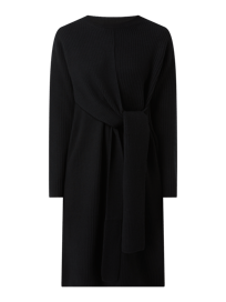 Strickkleid aus Wollmischung von Luisa Cerano Grau / Schwarz - 47