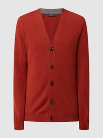 Cardigan van merinowol van MAERZ Muenchen Oranje - 29