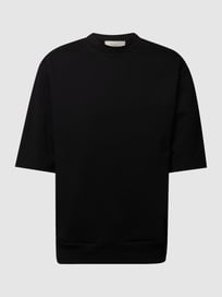 Sweatshirt mit kurzen Ärmeln von Stylebop Grau / Schwarz - 25