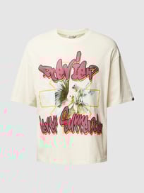 Oversized overhemdblouse van katoen van Christian Berg Woman Geel - 8