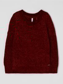 Pullover aus Chenille Modell 'Xamira' von Pepe Jeans Rot - 17